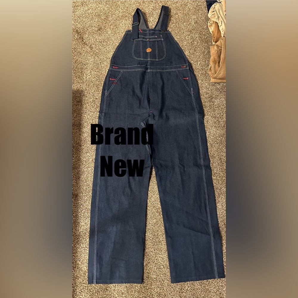 Dark Blue Relaxed Fit Straight Leg Jeans